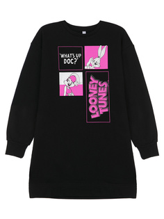 Платье детское PlayToday 32241619, черный, р.158