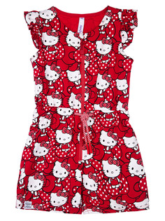 Полукомбинезон детский PlayToday Kids 12342078, красный, белый, 104