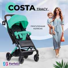 Коляска прогулочная Farfello Costa Tracy, T03, цвет мятный