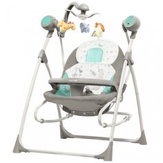 Колыбель-качели детские Carrello Nanny 3 в 1 CRL-0005 Azure Star