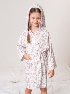 Халат для девочек КотМарКот 2330663 Цв. белый р. 128