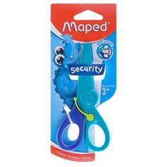 Ножницы детские 12 см KIDIPulse, безопасные, с лезвиями из стекловолокна, в блистере Maped