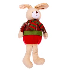 Мягкая игрушка «Кролик в шарфе», виды МИКС No Brand