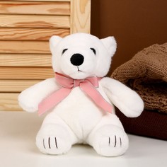 Мягкая игрушка «Медведь», с бантиком, 22 см No Brand