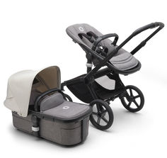 Коляска 2 в 1 Bugaboo Fox 5 Black/Grey /Misty white