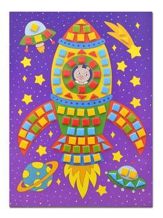 Набор для творчества Дрофа-Медиа Разноцветная мозаика Ракета Wenzhou Create Fun Craft Co., Ltd
