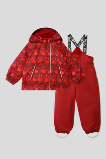 Костюм Куртка+Брюки Reima 513127A для девочек, цвет Красный р.86
