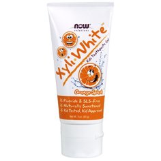 Детская зубная паста NOW Now, Kids Xyliwhite Toothpaste 3 Oz 90мл Апельсин