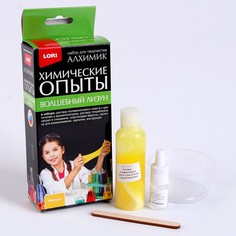 Lori Химические опыты. Волшебный лизун Желтый