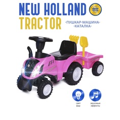 Каталка детская Babycare New Holland Tractor 658-T_Розовый