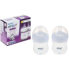 Бутылочка для кормления Natural, 125 мл, от 0 мес., набор 2 шт. Philips Avent