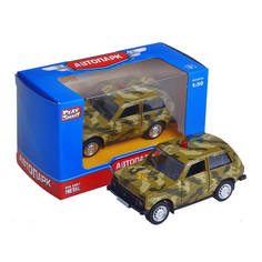 Модель 6400C Автопарк Военная инерционная, металлическая, 1:50, в коробке Playsmart