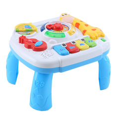 TOT KIDS Развивающий столик 2в1 Жирафик (свет,звук) 25*23*18 см (в кор.30 шт) No Brand