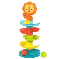 Развивающая игрушка Huanger Горка для шариков Лев + 3 шара