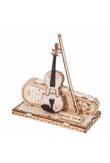 Механический деревянный конструктор Robotime Скрипка Violin Capriccio