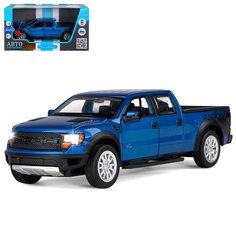 Машинка инерционная Автопанорама 1:34 Ford F-150 SVT Raptor,синий