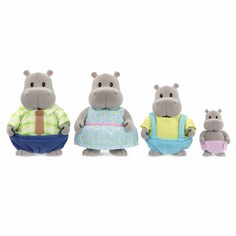 Набор игровой Lil Woodzeez "Семья бегемотов" LWZ6583