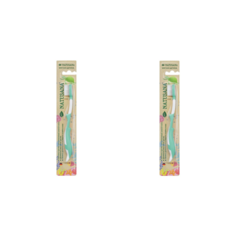 Зубная щетка детская Natusana Soft, 2 шт., зеленый