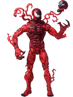 Фигурка StarFriend Карнаж Веном Carnage Venom подвижная, сменные головы, 15 см