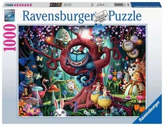 Пазл Ravensburger 1000 Мы все здесь сумасшедшие, Алиса в стране чудес, арт.16456