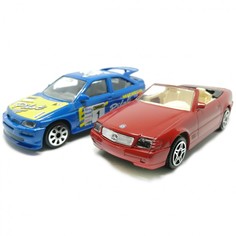 Набор коллекционных автомобилей Bburago Ford Escort и Mercedes 300 SL, масштаб 1:43
