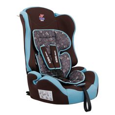 Автокресло Kids Planet Sputnik ISOFIX, гр.1/2/3 9-36кг., шоколадные буквы, арт:KRES2552