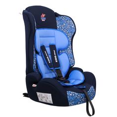 Автокресло Kids Planet Sputnik ISOFIX, гр.1/2/3 9-36кг., синий велосипед, арт:KRES2554