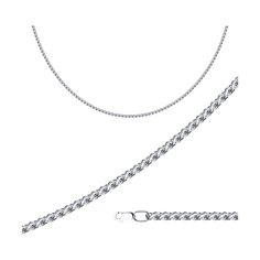 Цепочка из серебра 40 см SOKOLOV 968100604