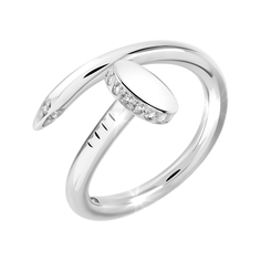 Кольцо из серебра р.19,5 VALTERA 117843 циркон