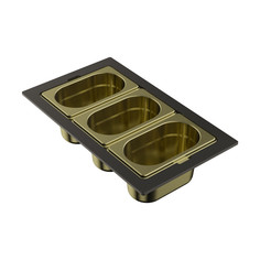 Контейнер для мойки Omoikiri DC 04-3-LG светлое золото 4999089