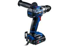 ЗУБР 20В бесщеточная дрель-шуруповерт, 2 АКБ (2Ач), в кейсе, Профессионал. DB-201-22