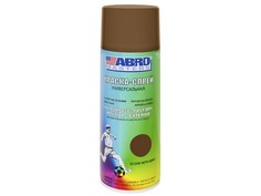 ABRO Краска-спрей Коричневая стандарт ABRO MASTERS (473мл) (ABRO)