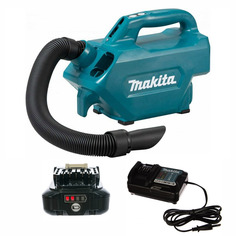 Набор: аккумуляторный пылесос Makita CL121DZ + АКБ и ЗУ Makita BL1021B (CXT 12В, 2 Ач)