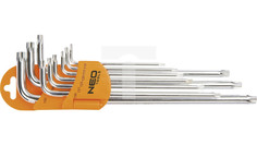 Ключи Torx набор 9 шт., с магнитом NEO
