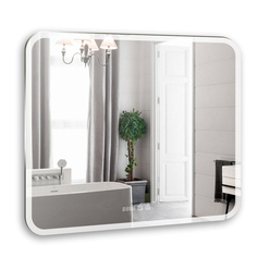 Зеркало Azario Стив bluetooth+подогрев+часы внешней настройки+сенсор выкл LED-00002377