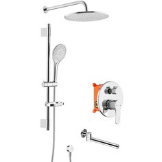 Душевой гарнитур Swedbe Platta со встраиваемым смесителем 5542