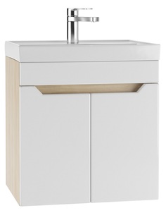 Тумба под умывальник АЙСБЕРГ "Енисей 50" Мечта без ящика подвесная Дуб сонома