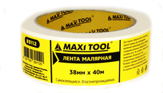 Малярная лента MaxiTool 38мм*40м на бумажной основе 89112