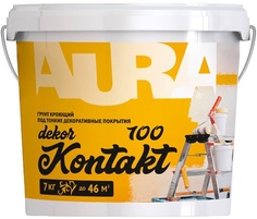 Грунтовка AURA Dekor Kontakt 100 7 кг под декоративные покрытия