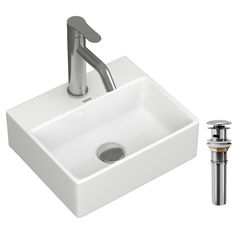 Раковина накладная со смесителем BAU Cerama Mini,смеситель Cerama Black,выпуск Bauedge