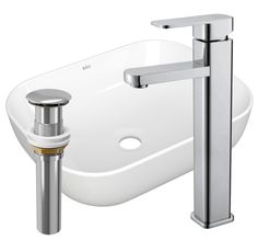 Раковина накладная со смесителе (прямоугольная BAU+смеситель Hotel Still, выпуск) Bauedge