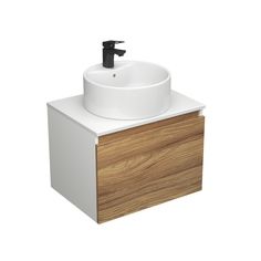 Комплект для ванной,3 предмета Bau (тумба Bau Dream Blackwood 60+раковина BAU ,смеситель) Bauedge