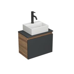 Комплект для ванной,3 предмета Bau (Тумба Bau Blackwood 50,раковина BAU, смеситель Dream) Bauedge