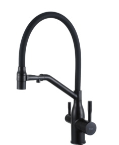 Смеситель для кухни Frap F4397-6 c подключением фильтра, черный