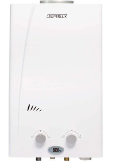Водонагреватель Ariston Superlux 10L CF NG, проточный, серый металлик