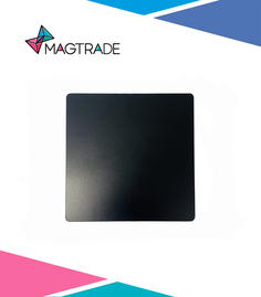 Вентиляционная решетка металлическая на магнитах 150 РДК, чёрная Magtrade