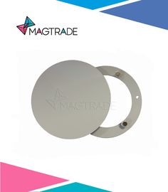 Решетка вентиляционная на магнитах Magtrade металлическая, диаметр 100 мм., цвет серый