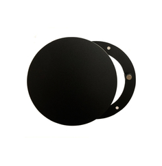 Решетка вентиляционная на магнитах Magtrade металлическая, диаметр 100 мм., цвет чёрный