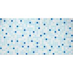 GRACE Панель на стену из ПВХ 955х480мм Мозаика Синяя УТ000009783