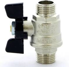 Кран шаровой 1/2" MM бабочка (20/80) BUGATTI 327